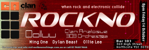 RockNo begins Electronic Weekend with 303s at 303