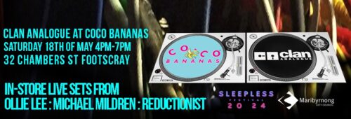 Clan Analogue at Coco Bananas in Sleepless Footscray Festival